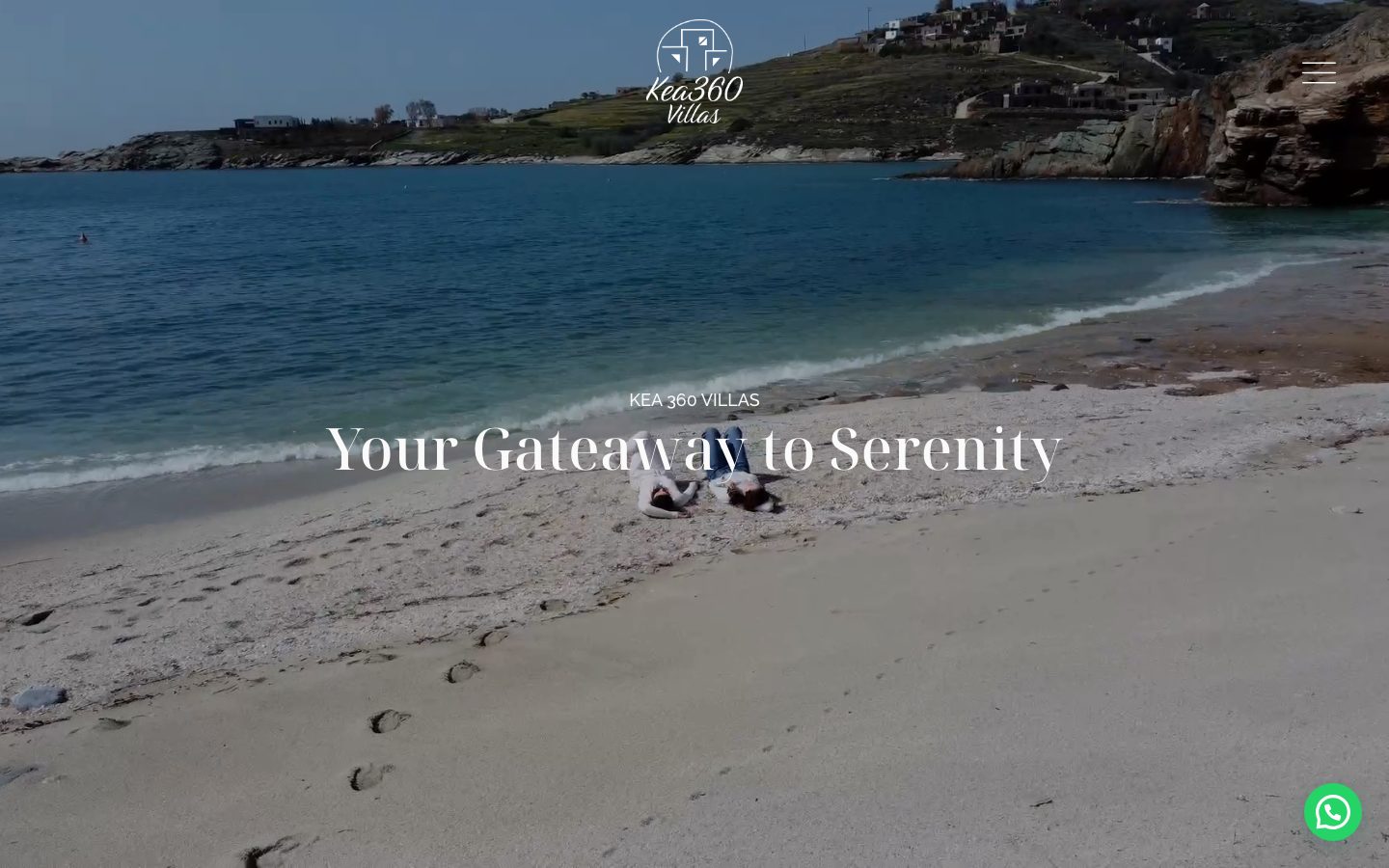 Kea 360 Villas website